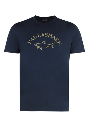 Paul & Shark logo-print T-shirt - Blue