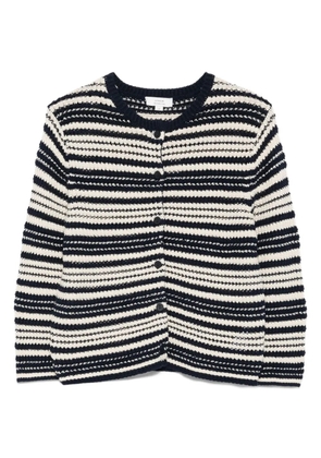 Vince striped buttoned cardigan - Blue
