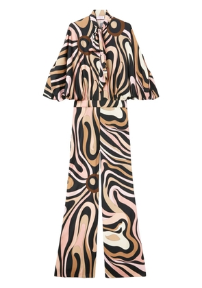 PUCCI marmo-print jumpsuit - Black