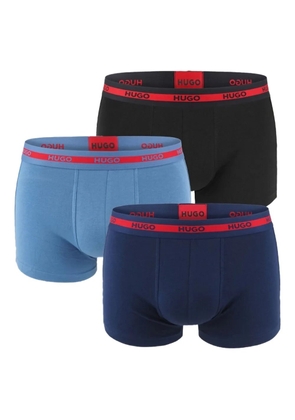BOSS logo-waistband boxers (pack of three) - Blue
