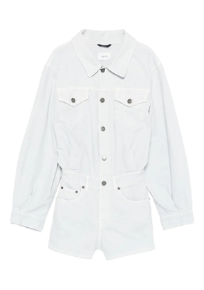 Haikure button-fastening playsuit - Blue