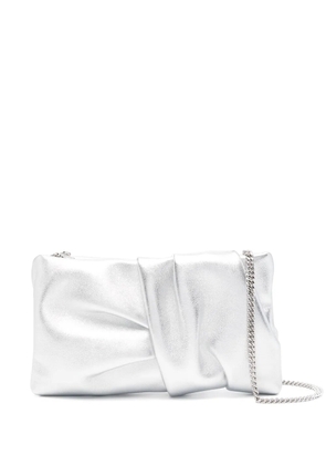 Jimmy Choo Bonny leather clutch bag - Grey