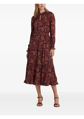 Lauren Ralph Lauren paisley-print midi dress - Red