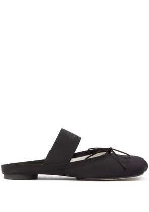 MM6 Maison Margiela anatomic-toe leather slippers - Black