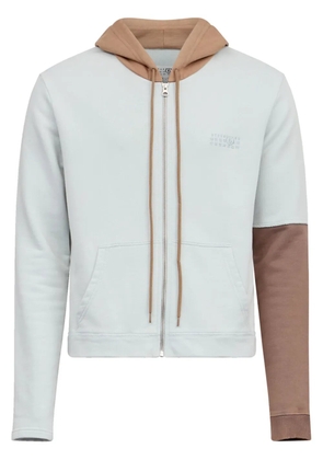 MM6 Maison Margiela numbers-motif cardigan - White