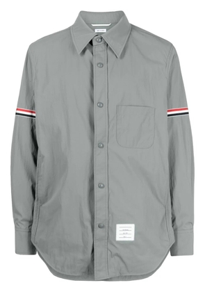Thom Browne RWB armband piqué shirt jacket - Grey