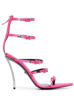 Versace Pin-Point 120mm strappy sandals - Pink