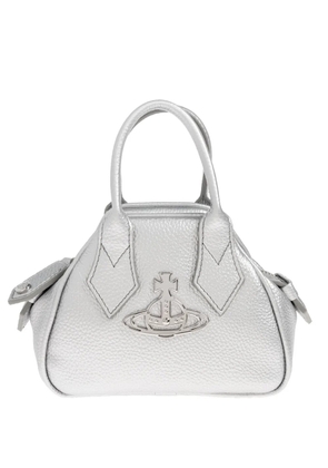 Vivienne Westwood mini Yasmine Orb Appliqué Tote Bag - Silver
