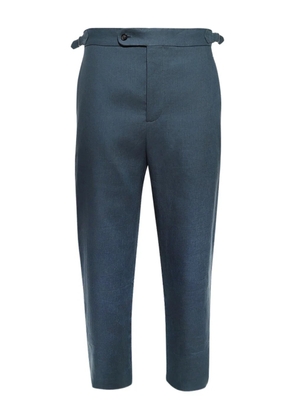 BODE linen trousers - Blue