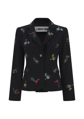 Libertine Joy And Mirth crystal-embellished blazer - Black