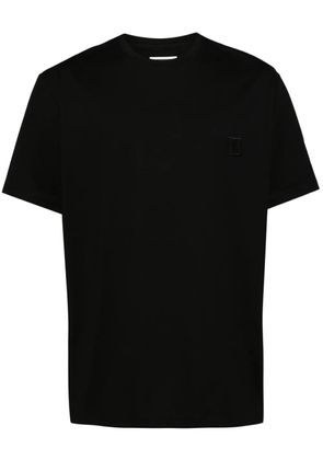 Wooyoungmi metallic graphic-print T-shirt - Black