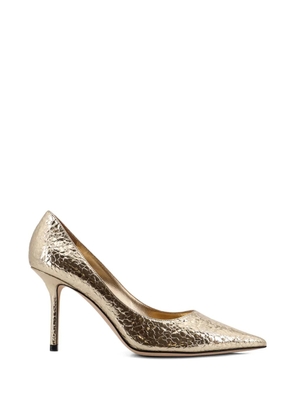 Jimmy Choo Love heeled pumps - Gold