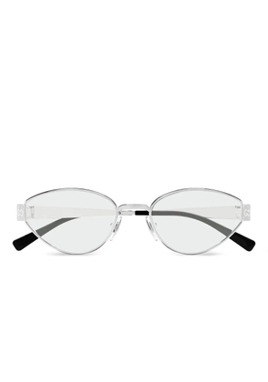 Gucci Eyewear oval-frame glasses - Silver