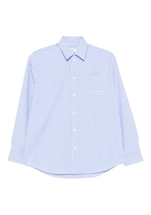 Sporty & Rich striped embroidered shirt - Blue