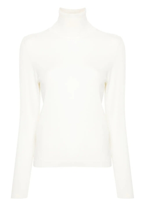 Allude fine-knit sweater - White