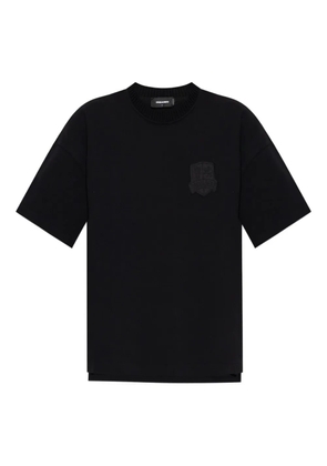 DSQUARED2 embroidered-badge cotton T-shirt - Black