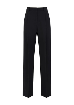 Elisabetta Franchi pleated crepe trousers - Black
