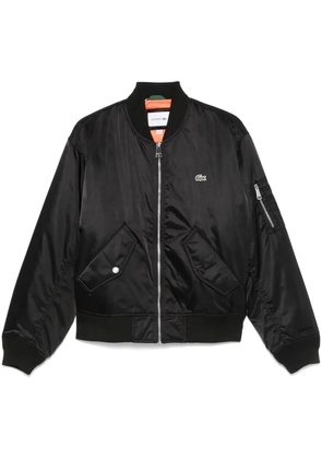 Lacoste padded bomber jacket - Black