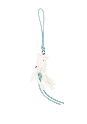 LOEWE x Suna Fujita octopus keyring - White