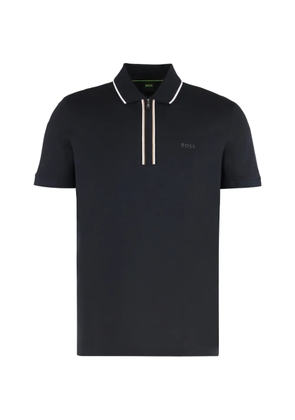 BOSS half-zip polo shirt - Black