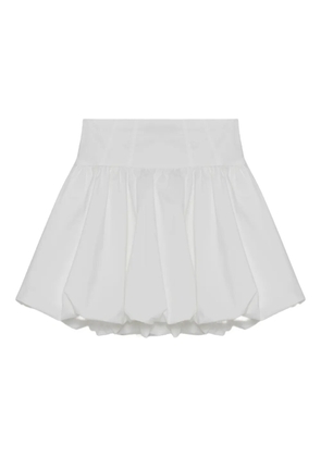 Simkhai Pippa bubble-hem mini skirt - White