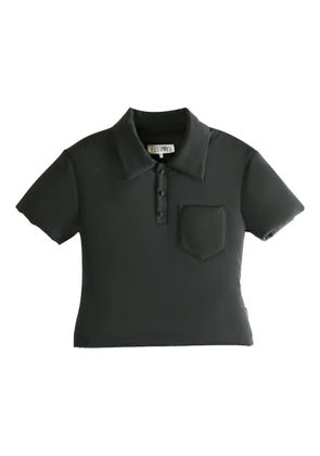 MM6 Maison Margiela padded polo shirt - Black