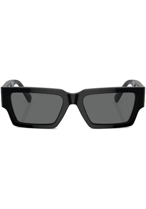 Versace Eyewear Medusa Head rectangle-frame sunglasses - Black
