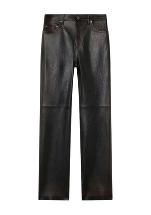 Golden Goose leather trousers - Red