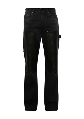 AMIRI embossed-panel carpenter jeans - Black