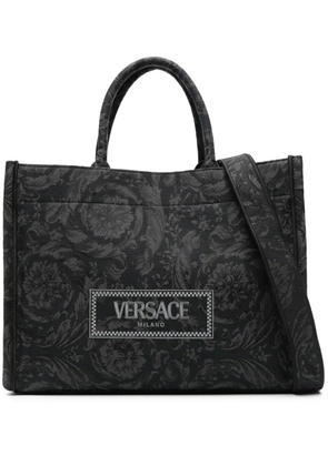 Versace large Barocco Athena tote bag - Black
