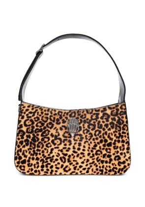 Kurt Geiger London Bond leopard-print shoulder bag - Brown