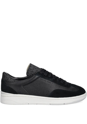 Michael Kors Wilton leather-suede sneakers - Black