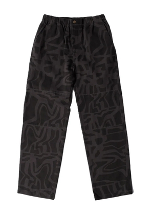 BY PARRA button-fastening trousers - Grey