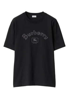 Burberry Equestrian Knight-logo T-shirt - Black