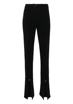 Mugler pierced trousers - Black