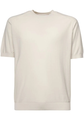 Eleventy fine-knit T-shirt - Neutrals