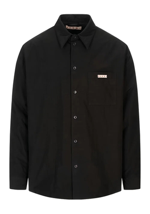 Marni pocketed cotton shirt - Black