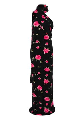 Magda Butrym wrap maxi dress - Black