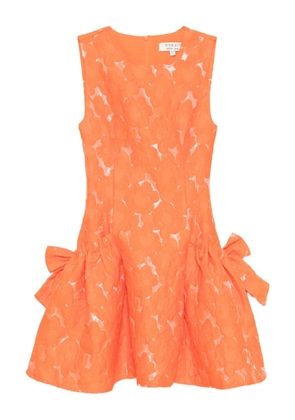 Sister Jane Dream tangerine jacquard mini dress - Orange