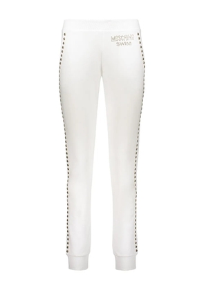 Moschino stud-detail pants - White