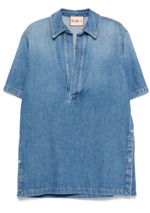 Plan C denim shirt - Blue