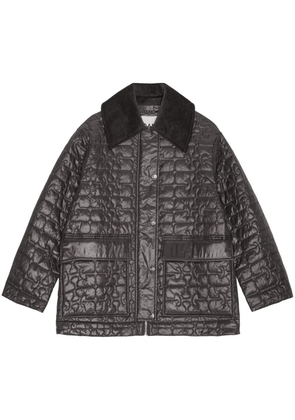 GANNI quilted jacket - Grey