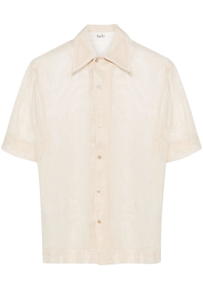 Séfr Noam cotton shirt - Neutrals