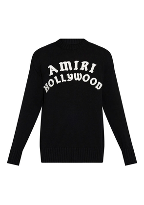 AMIRI logo-print sweater - Black