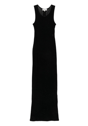 Ludovic de Saint Sernin velvet tank maxi dress - Black