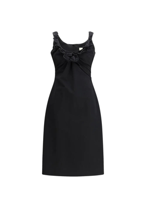 Magda Butrym flower-appliqué dress - Black