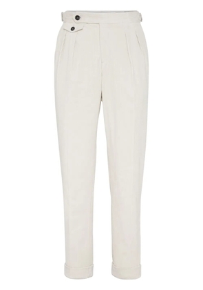 Brunello Cucinelli tailored trousers - White