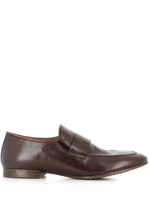 Alberto Fasciani leather loafers - Brown