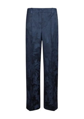 Incotex floral-print trousers - Blue