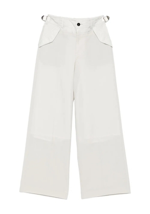 sacai adjustable-waist flap-pocket trousers - Neutrals